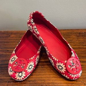Tory Burch floral flats